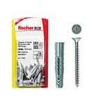 Fischer, Chevilles UX 6x35 S K avec vis pour mur plein, brique perforée, cloison sèche