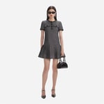 Metallic Boucle Mini Dress - Black