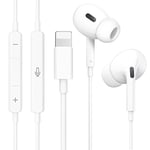 In-Ear Wired Earphones [MFi Certified] iPhone Headphones,HiFi Stereo Sound Noise Isolating Earbuds with Mic and Volume Control Compatible with 14/14ProMax/14Pro/14 Plus/13/12/SE/11/XS/XR/X/8/7 All iOS