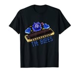 The Blues French Harp Mouth Organ Musician Harmonica Player T-Shirt