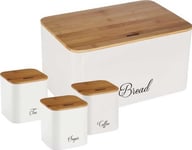 Kinghoff Lumarko Bread Box Kinghoff Kh-1587 Bread Box With A Set Of Kitchen Containers!