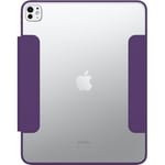 OtterBox Symmetry Folio Case for iPad Pro 13" (2024), Shockproof, Drop proof, Slim Protective Folio Case, Tested to Military Standard, Purple, Non-Retail Packaging