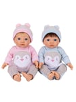 Tiny Treasures Baby Penguin Twin Doll Set