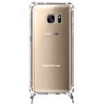 Coque Galaxy S7 Edge Anneau personnalisable avec bijou/Chaîne - Transparent