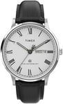 Timex TW2U88400 The Waterbury Hvid/Læder Ø40 mm