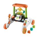 Fisher-Price Trotteur à 2 côtés, Rythme Stable et Réguliertrotteur interactif inspiré des voitures, Version: Néerlandais; Anglais, UK; Française; Allemande; Italien; Espagnol, Castillan, HJY73