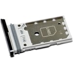 Tiroir Carte SIM pour Samsung Galaxy S21 FE (SM-G990B, SM-G990B-DS), Piece de Remplacement Original, Gris