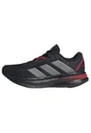 adidas Homme Galaxy 7 Running Shoes Chaussures de Course, Core Black/Iron MET/Better Scarlet, 47 1/3 EU