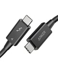 Anker Thunderbolt 4 Cable 2.3 ft, Supports 8K Display / 40 Gbps Data Transfer / 100W Charging USB C to USB C Cable, for Type-C MacBooks, iPad Pro, Hub, Docking, and More (Intel Thunderbolt Certified)