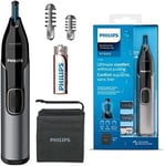 Philips Nose Hair Trimmer, Series 3000 Nose, Ear and Eyebrow Trimmer Showerproo