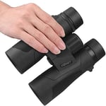 YUIOLIL Jumelles Noires télescope 8x42 pour Adultes, Jumelles compactes de Vision Nocturne à Faible luminosité, télescope léger étanche Bak4 Prism Fmc pour l'observation d'oiseaux té