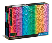 Clementoni - 39782 - Colorboom Puzzle Pixel - 1000 Pièces - Puzzle Adulte, Divertissement pour Adultes - Fabriqué en Italie