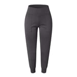 fuchsiaan Jogger De Remise En Forme Pour Femmes, Pantalon De Yoga Respirant élastique Taille Haute, Cordon De Serrage Couleur Unie Hanches De Pêche Pantalon De Fitness Pour Yoga Sport Entraînement En Cours D'ex gris S.