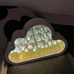 DIY Tulip Night Light, Cloud Tulip Mirror Night Light, Simulation Flower Sovrum