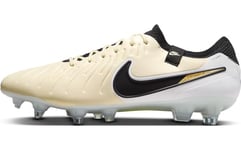 Nike Homme Legend 10 Elite SG-Pro AC Chaussures de Football, Lemonade Black MTLC Gold Coin, 42 EU