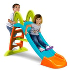 FEBER - Toboggan Aquatique Slide Plus, avec Tuyau d'Arrosage, Escalier Antidérapant, Résistance et Montage Facile, pour Les Enfants de 2 à 7 Ans, Famosa (FEL08000), Version Actuelle