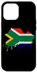 Coque pour iPhone 12 Pro Max Cape Town Skyline Afrique du Sud drapeau Art Cape Town Cap