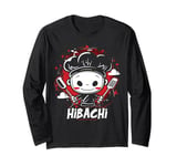 Hibachi Grill Teppanyaki Barbeque Japanese Cuisine Long Sleeve T-Shirt