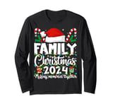 Family Christmas 2024 Matching Squad Santa Women Men Kids Long Sleeve T-Shirt