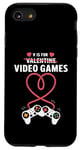 Coque pour iPhone SE (2020) / 7 / 8 V is For Video Games Gamers Couples Saint Valentin