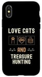 iPhone X/XS Cat Lover Cats And Treasure Hunting Metal-Detecting Kittens Case