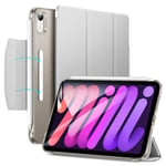 ESR Ascend Trifold Case (iPad mini 7/6) - fodral iPad mini - Silver