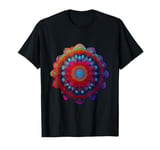 Graphic Novelty Sacred Geometry Circle Design T-Shirt