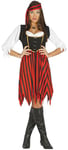 FIESTAS GUIRCA Déguisement Pirate Costume Adulte Femme Taille 38-40