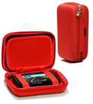 Navitech Red Hard GPS Carry Case For The TomTom Car Sat Nav Start 52 Lite, 5"