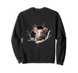 Mouse Hole Peeking Mice Cute Mouse Costume Boys Girls Men Sweatshirt