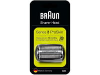 Braun 32B Series 3, Sort, 320S-4, 330S-4, 320S-5, 330S-5, 17 G