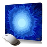 tapis de souris souple design explosion peinture motif soleil coloré pouring accessoire bureau PC pour les professionnel