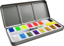 Peter Pauper Press Studio Series Metallic & Neon Watercolor Paint Set