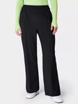 Sweaty Betty Explorer Wide Leg Track Pants, Black