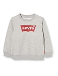 Levi's Kids Batwing Crewneck Sweatshirt Baby Boys, Grey Heather, 12 Months