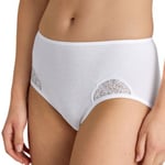 Calida Trosor Cotton Desire Midi Brief Vit bomull Small Dam