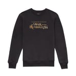 Lord Of The Rings The War of Rohirrim Cinematic Logo Sweatshirt - Black - 5XL