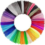 Recharges de Filament Pcl pour stylo d'impression 3D CREA 1.75mm, paquet de 30 couleurs aléatoires, recharge de Filament pour stylo d'imprimante 3D