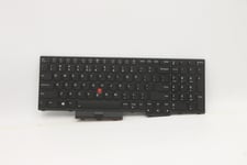 Transimage - Ersättningstangentbord För Bärbar Dator - Med Clickpad, Trackpoint - Bakgrundsbelyst - Qwerty - Engelska - Europa - Svart - För Thinkpad L15 Gen 1 20U7, 20U8