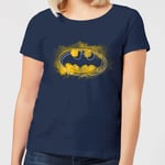 DC Comics Batman Spray Logo Women's T-Shirt - Navy - M - Navy