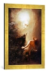 Kunst für Alle 'Encadré Image de Karl Wilhelm diefen Bach Impression d'art Tu ne tueras Point., dans Le Cadre de Haute qualité Photos Fait Main, 40 x 60 cm, Doré Raya