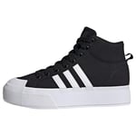 adidas Femme Bravada 2.0 Platform Mid Shoes Vulcanized, Core Black/FTWR White/Core Black, 44 EU