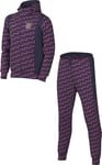 Nike England Tracksuit Ent Unsw Ply Wvn Ovly Trk Suit, Rosewood/Purple Ink/Sesame, FJ7407-653, XS