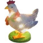 Dasing Outdoor Garden Solar Light Led Chicken Lamp Vintage Court