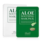 10 X BENTON Aloe Soothing Mask Pack (10 sheets) - NEW VERSION *UK Seller*