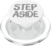 Pour les gens drôles, citation en deux mots de Step Aside PopSockets PopGrip pour MagSafe