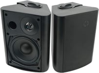 5,25 Pouces 300 Watts Bluetooth Enceintes D'Extérieur,1 Paire (Noir)