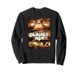 Battle for the Planet of the Apes 1973 Caesar Movie Poster Sweatshirt