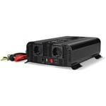 Nedis PIP200024FBK inverter, 24 V, 2000 W, ren sinusvåg