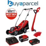 Einhell Cordless Lawnmower 33cm + Strimmer + 5.2ah + 2.0ah Battery + Charger